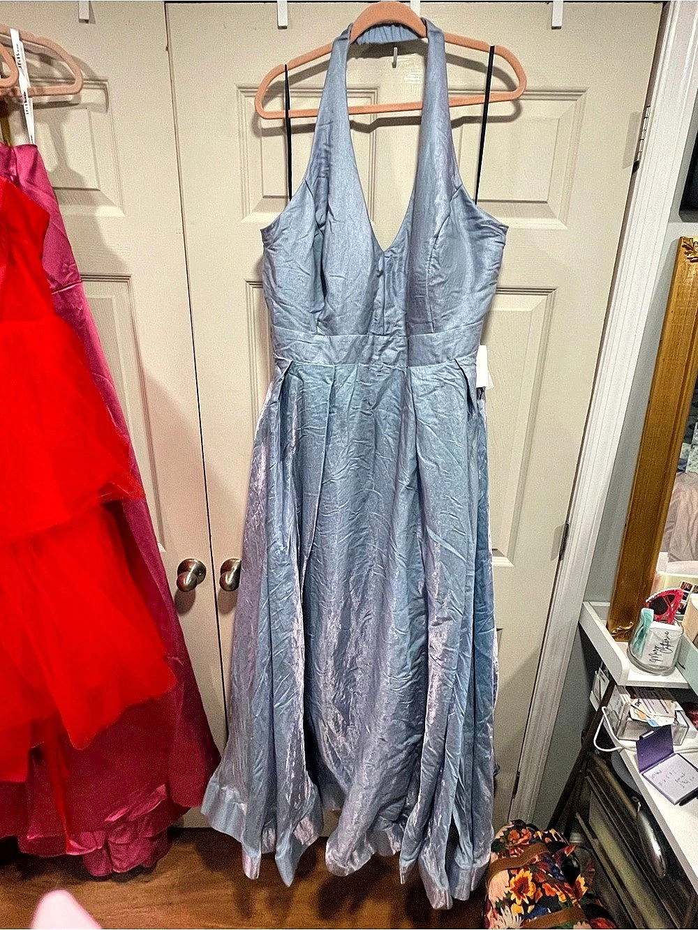 Extraordinary Blue Prom Dress Size 23 New With Tags